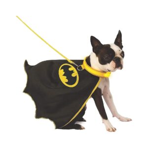 Rubie's DC Superhero Pet Cape for Small Dogs with Light-Up Collar and Leash for Halloween