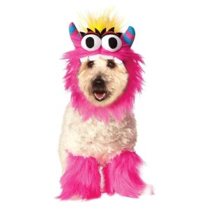 Rubie's Exclusive Monster Pet Costume with Fur Trim for Medium US Brief Dogs