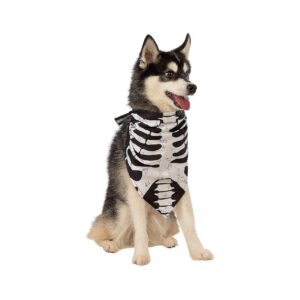 Rubies Skeleton Dog Bandana Costume For Small to Medium Weight Dogs