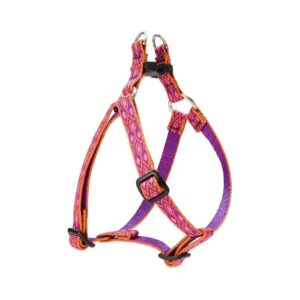 Rustic Pink or Purple Alpen Glow Patterned Harness for Small Dogs