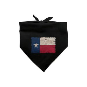 Rustic Texas State Flag Distressed USA Dog Pet Bandana with Unique Chic Design