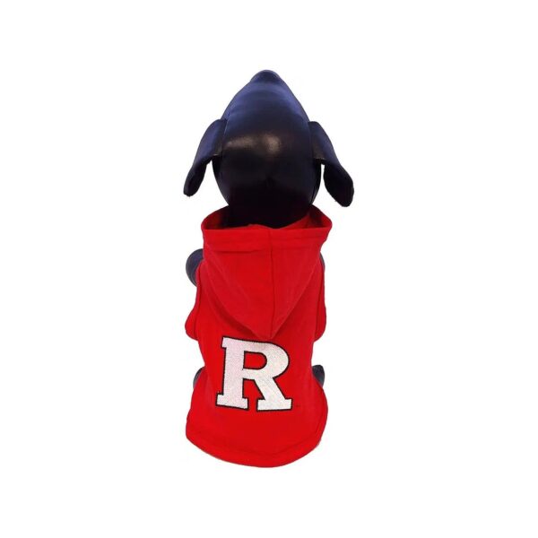 Rutgers Scarlet Knights Cotton Lycra Hooded Dog Wear