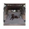 SUV Cargo Liner with Bolster for Dogs Waterproof Gray Universal Fit with Storage Bag