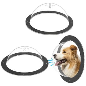 Safe Clear Window for Dogs with Air Holes and Pet Dome View