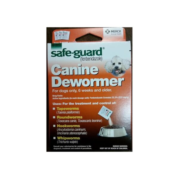 Safe Guard 8 in 1 Canine De-Wormer for Small Dogs and Puppies 3 Day Treatment