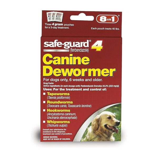 Safe Guard Canine Dewormer for Large Dogs 40 lbs 3 Day Treatment