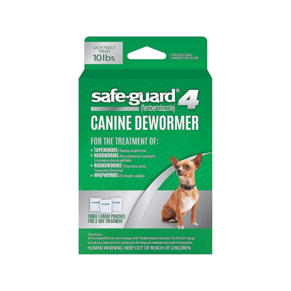 Safe-Guard Canine Dewormer for Small Dogs, 3 Day Treatment for Worms