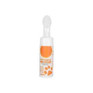 Safe Paw Cleaner Foam for Dogs and Cats with Removable Silicone Brush