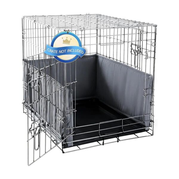 Safe and Comfortable Crate Training for Dogs with Soft Crate Bumper and Ties