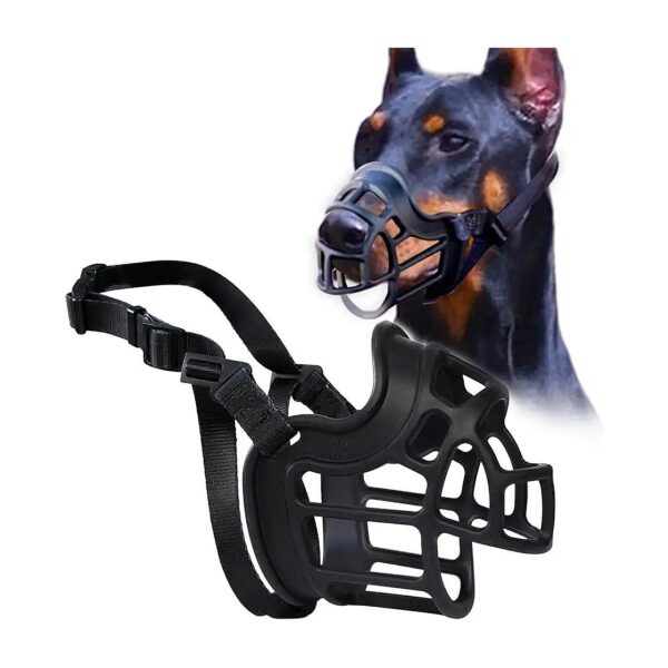 Safe and Comfortable Dog Muzzle for Small Medium Large Breeds for Travel and Training