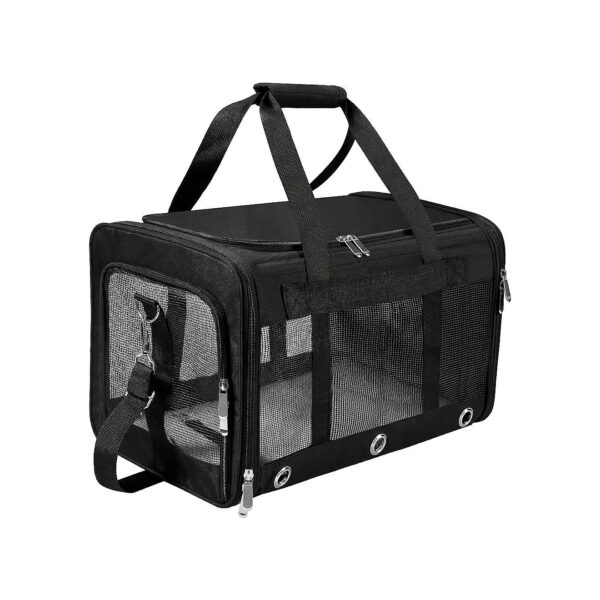 Safe and Comfortable Pet Carrier for Small Dogs up to 17 Lbs with TSA Airline Approval