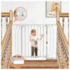 Safe and Convenient Baby Gate for Stairs and Doorways with Easy Installation