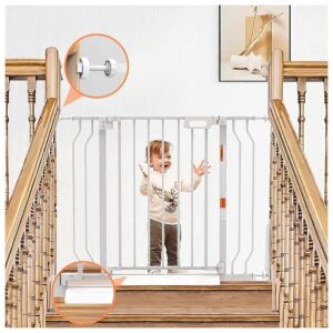 Safe and Convenient Baby Gate for Stairs and Doorways with Easy Installation