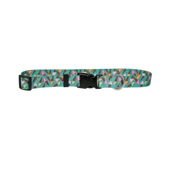 Safe and Durable Dog Collar with Built-in Design for Small Dogs 8-12 In Neck