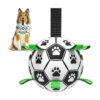 Safe and Durable Dog Soccer Ball with Cotton Yarn Lining for All Breed Sizes