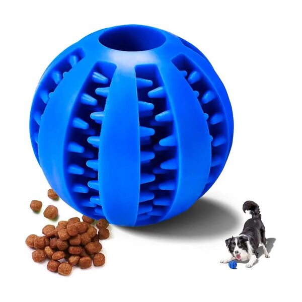 Safe and Durable Dog Treat Dispenser Ball for Small Dogs, Reducing Anxiety and Stress