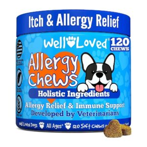 Safe and Effective Dog Hot Spot Treatment with Allergy Relief Chews