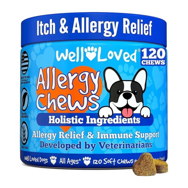 Safe and Effective Dog Hot Spot Treatment with Allergy Relief Chews