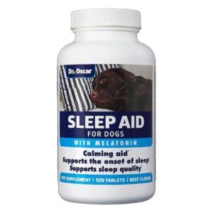 Safe and Effective Dog Sleep Aid with Melatonin and Amino Acids for Healthy Dogs