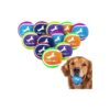 Safe and Effective Squeaky Dog Tennis Balls for Aggressive Chewers - 12 Pack