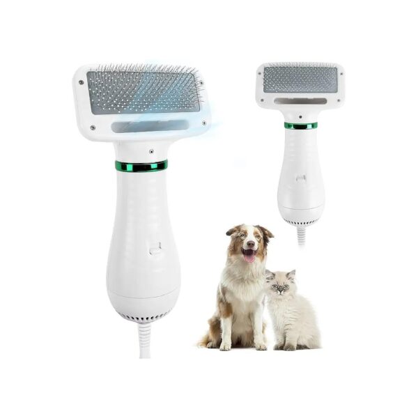 Safe and Gentle 2 in 1 Dog Hair Dryer for Drying and Grooming Small Medium Dogs Cats