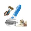 Safe and Gentle Dog Brush for Long Haired Dogs and Cat Brush for Matted Hair/Fur Grooming