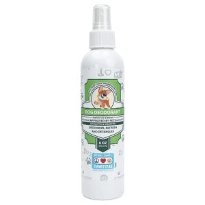 Safe and Gentle Dog Deodorant Spray for Dogs and Puppies with Eucalyptus and Spearmint