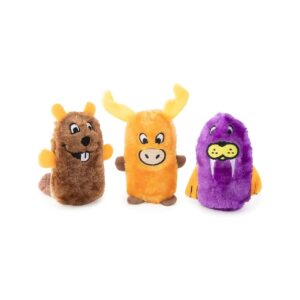 Safe and Mess-Free Squeaky Dog Toys for Small and Medium Dogs - No Stuffing