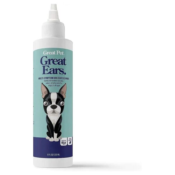 Safe and Natural Ear Cleaning Solution for Dogs of All Sizes and Ages