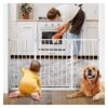 Safe and Secure Baby Gate for Stairs Doorways and Houses Adjustment Width 5 - 1