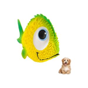 Safe and Soft Fish Dog Toy for Small Breeds, Puppies, and Blind Dogs