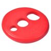 Safe and Soft Red Disc Toy for Interactive Dog Play