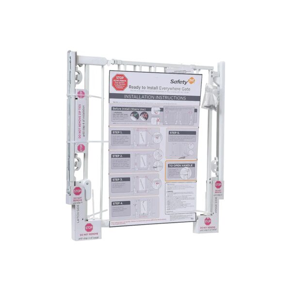 Safety Everywhere White Gate for Easy Installation