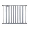 Safety Gate for Homes Doorways and Stairways Silver Color Installation Easy