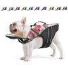 Safety-Minded Dog Life Vest with Rescue Handle and Reflective Accents for Pet Protection