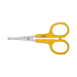 Safety Scissors with Plastic Handle and 5 Inch Stainless Steel Body and Safety Tip