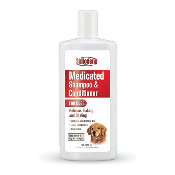 Saline Free Medicated Shampoo for Dogs with Flaky Skin and Allergies