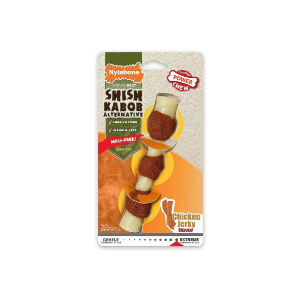 Satisfies Tough Chewers Meat Flavored Dog Toy for Small Breeds Under 25 Pounds