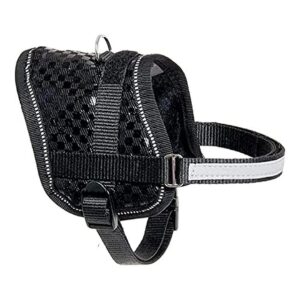 Schwarz Small Dog Harness 26-35cm for Tiny to Small-Sized Miniature Breeds and Puppies