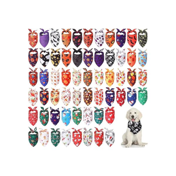 Seasonal Dog Bandanas for Dogs Holiday Extra Large Dog Bandanas