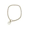 Secure and Stylish Gold Plated Dog Choker for Adult Pups