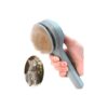 Self-Cleaning Cat and Dog Brush for Indoor Pets and Groomers