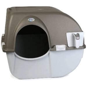 Self Cleaning Litter Box for Cats Up to 12 Lbs with Easy Roll Design