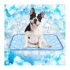 Self-Cooling Dog Mat for Medium Breeds 30x20 Endothermic Arc-Chill Cooling Fiber Dog Bed