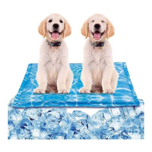 Self Cooling Pet Bed Mat for Medium Breeds Dogs and Cats Lightweight and Fold Up Easy