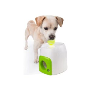 Self-Play Treat Toy for Dogs with Removable Tennis Ball