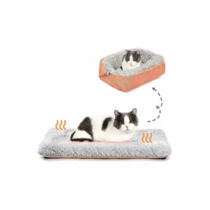 Self-Warming Pet Bed for Small Dogs and Cats with Machine Washable and Durable Design