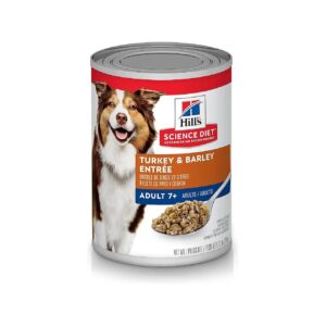 Senior Adult Dog Food with Omega-6, Vitamin E, and Turkey Flavor