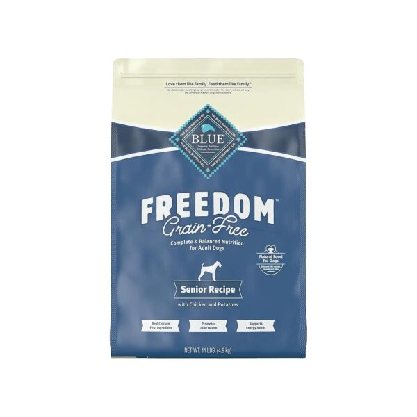 Senior Dog Food Made with Natural Ingredients, No Fillers, and Rich in Omega Fatty Acids