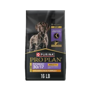 Senior Dog Food with 30/17 Protein to Fat Ratio and Vitamins for Vision Health